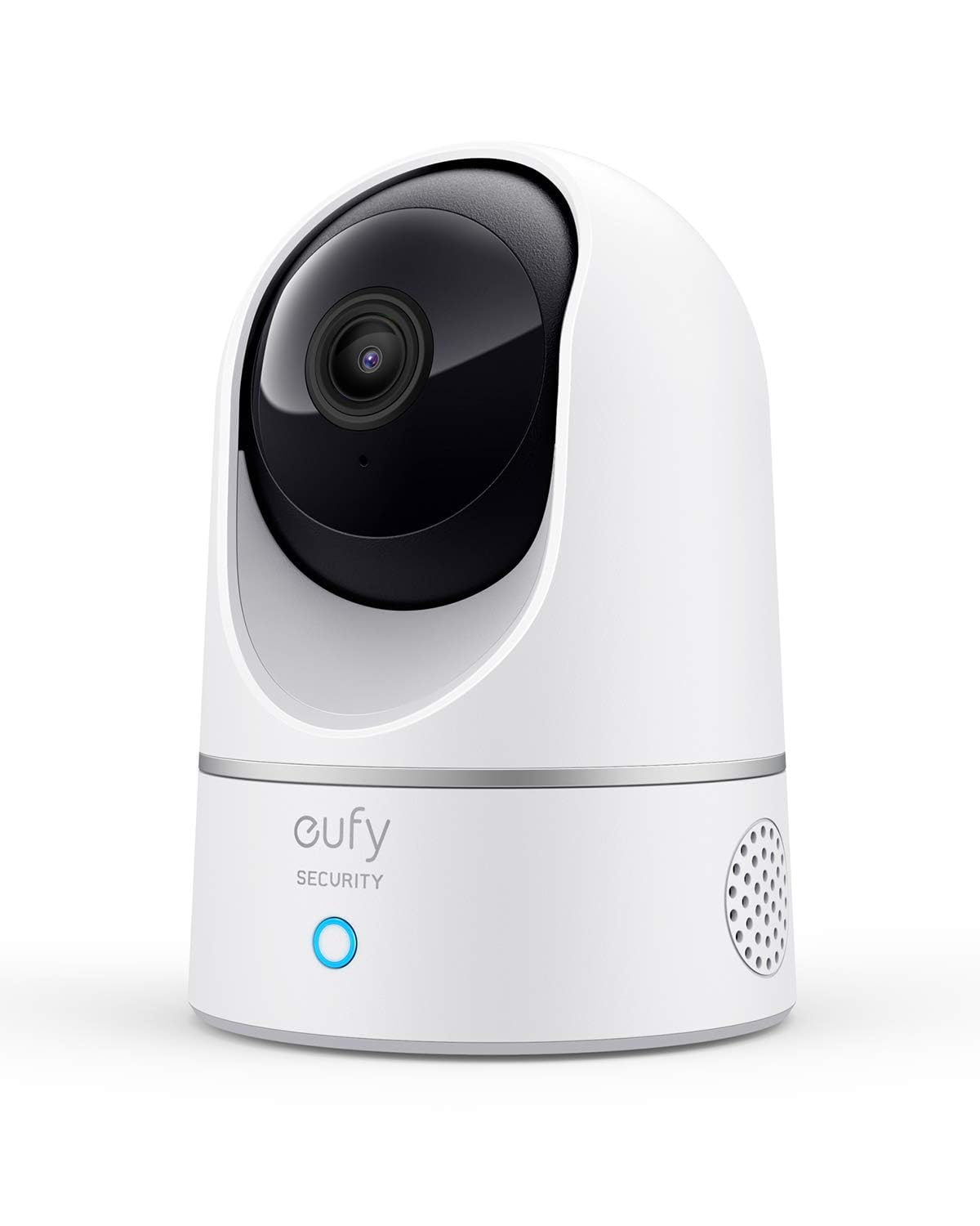 eufy Security IndoorCam E220 Camara vigilancia WiFi Interior, 2K Pan & Tilt, Reconocimiento de Personas, con Asistente de Voz, Sensor de Movimiento, sin Tarifa mensual, No se Requiere HomeBase