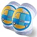 NROCF 1 Paire Bébé Genou Protecteur - Genouillères pour Bébé Enfants pour Ramper, Sécurité Enfant en Bas Âge du Nouveau-Né Jambières Non-Slip Coussin Genou,Blue Bus