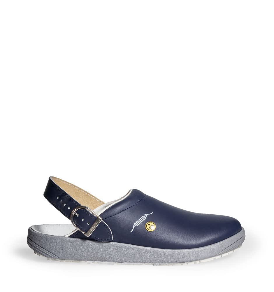 Chaussures sabot ESD Abeba 5250-41 en caoutchouc bleu marine T41
