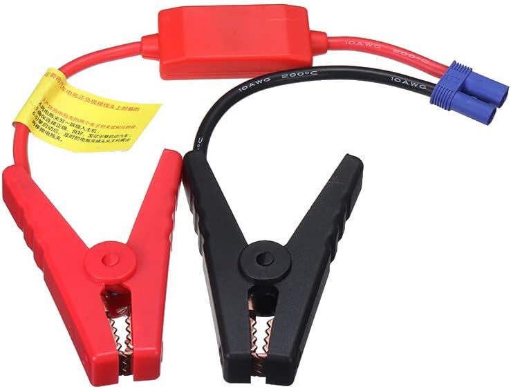 FIBITOOL Jump Starter Cable Clamp Alligator Clips to EC5 Connector Jumper Clamp