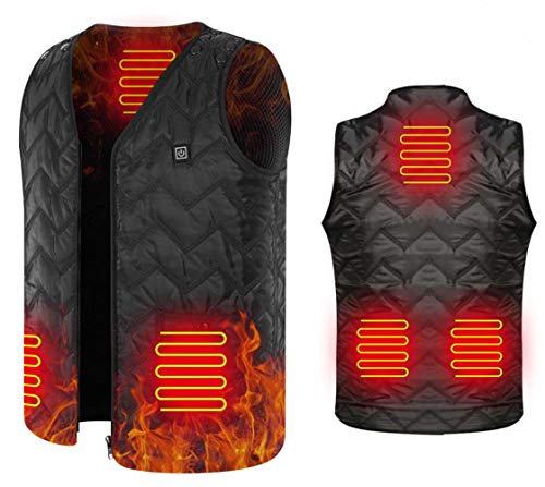電熱 ベスト USB加熱 秋冬用 防寒 チョッキ 電熱ジャケット ほっとベスト ヒーターベスト 防寒ベスト バッ...