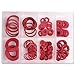 Price comparison product image 110Pc Fibre Washer Set - Seals/Buffers/Packers for Baths, Taps, Sinks, and Other Plumbing Needs