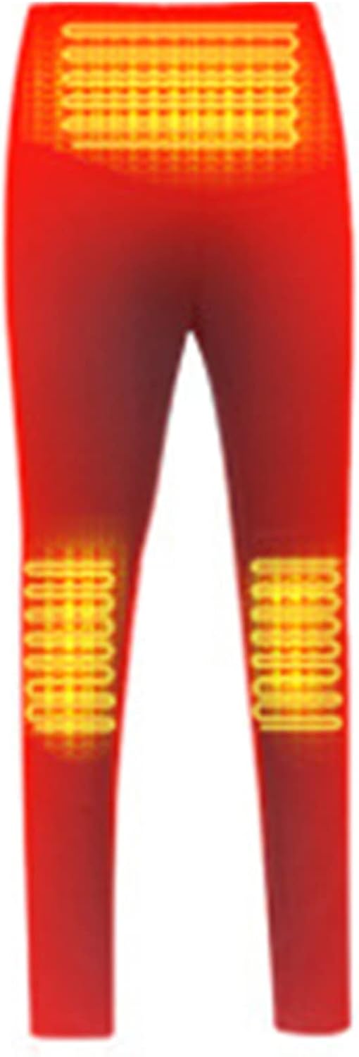 Heating Thermal Underwear USB Women's Heated T-Shirt/Pants Adjustable Washable with Heated Baselayer Indoors Outdoors