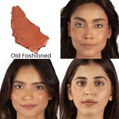 Image of Marbled Blush | Cream to Powder Blush Plus Highlighter | Old Fashioned | Bronzy Touch For A Sun-Kissed Look | Long Lasting | All Skin Types