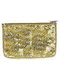 brigitte boch wohnaccessoires Pailletten-Clutch mit Schlangenhaut-Effekt