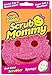 Scrub Daddy- Scrub Mommy - Dual Sided Sponge & Scrubber, Soft in Warm Water, Firm in Cold, FlexTexture, Deep Cleaning, Dishwasher Safe, Multipurpose, Scratch Free, Odor Resistant, Ergonomic (1 Count)
