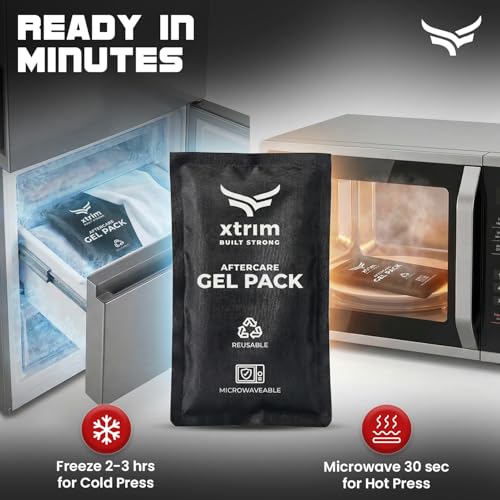 Image of VFK by Xtrim Reusable Hot and Cold Gel Pack, Ice Pack Bag for Relief - Multi-Purpose Hot and Cold Therapy Gel Ice Pack, Hot Bag Gel Healing Pad for Pain Relief