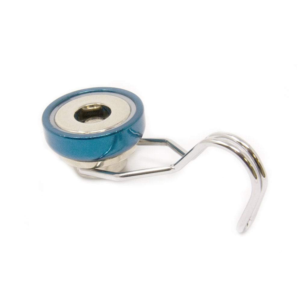 FIRST4MAGNETS Blue Swivel Hook for Holding Rope Wires and Clothing - 25mm Dia - Pack of 1, 25mm Diameter - Image 2