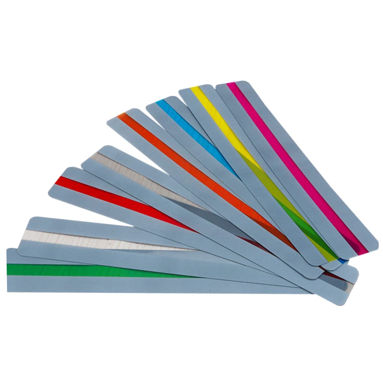 NUOBESTY 96piezas Marcadores De Pvc Transparente Marcapáginas Impermeables y Para Proyectos y Decoración De