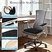 SINOLUXE Seat Cushion for Herman Miller Embody Chair, Natural Latex Seat Cushion, Extra Soft Comfort Support, Pressure Relief Cushion for Office & Gaming Chairs（Black）