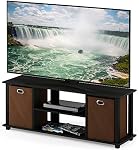 Furinno 13054AM/BK/MBR Centre de divertissement Econ, Americano/Noir/Brown