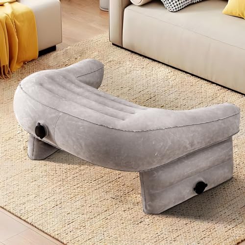 Travesseiro inflável de leitura para jogos de cama, descanso de braço grande, almofada de ar para su