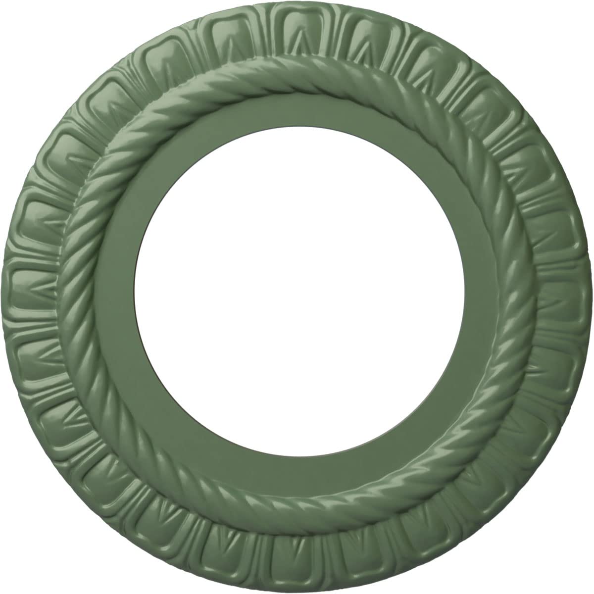 Ekena Millwork Claremont Ceiling Medallion, Athenian Green