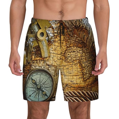 Maillot de bain homme anti frottement short de plage à séchage rapide et poches