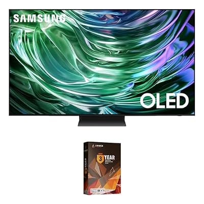 Samsung QN65S90DAFXZA 65 Inch 4K OLED Smart TV with Dolby Atmos and 3 Year Amber Protection Plan (2024)
