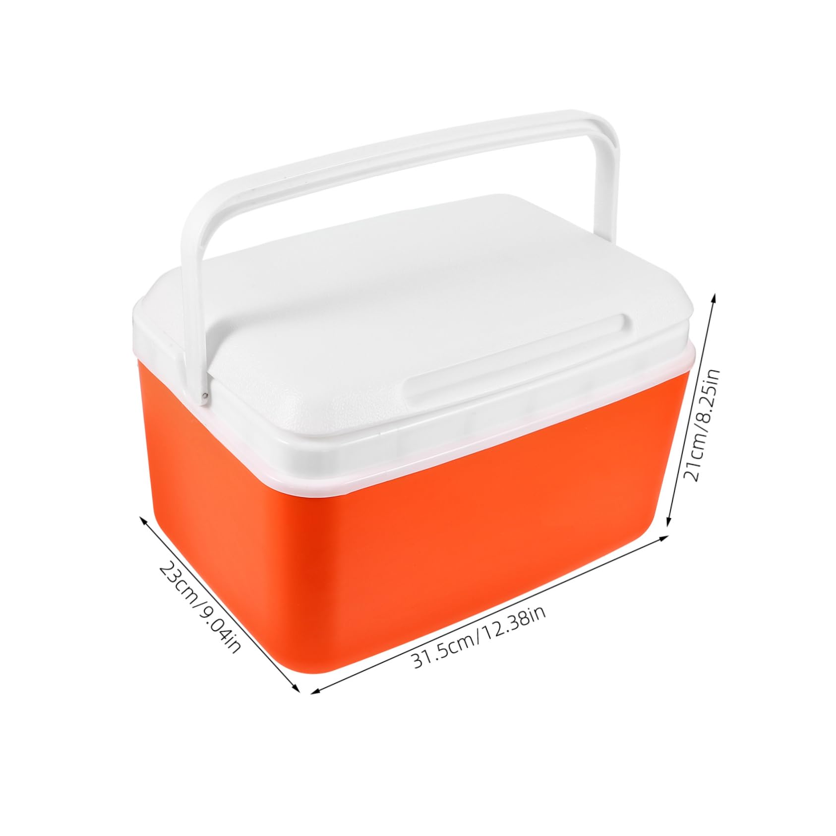 Caja térmica portátil aislada con asa, contenedor de alimentos multifunción para picnic al aire libre, camping, barbacoa, pesca, incluye paquetes de hielo y panel de hielo, duradero y fácil de