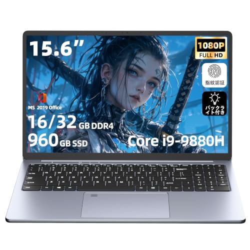 Amazon.co.jp: ノートパソコン Core i9-9880H/15.6インチDDR4 32GB