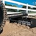 Box Scraper Compatible with Tractor Box Blade Hitch Tow Suitable for Construction Landscaping/Agriculture Powder Coated Steel Black,38