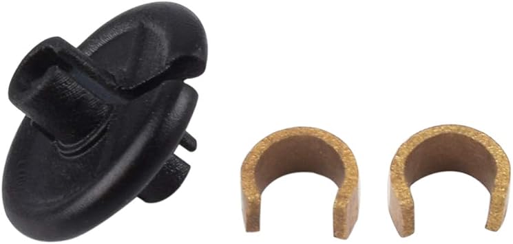Archery World Kisser Button Black with Copper Anchor Clips - 2/pk