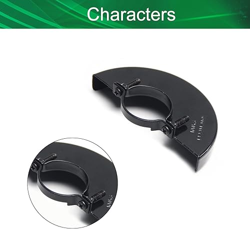 Miniatura 3 de Yinpecly Protector de rueda de metal cubierta 4.606 in (OD) Cut-Off Wheel Guard para amoladora angular eléctrica Carcasa Compatible Negro 1 unids