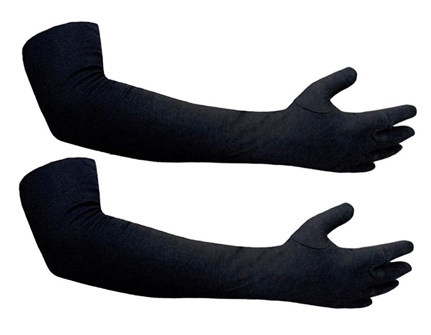 PromerCotton Hand Gloves summer, Dust & Sun Protection for Girls and Women (Pack Of 2 Pairs)