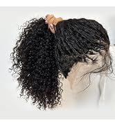 ARUKIHAIR HD Full Lace Braid Wig Human Hair Boho Box Braided Wig Square Parted Knotless Braided W...