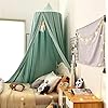 Bedhemel babybed, kindermuggennet kant baldakijn, meisjes, prinses, hemelbed, bedgordijn voor spel, lezen, slaapkamer…