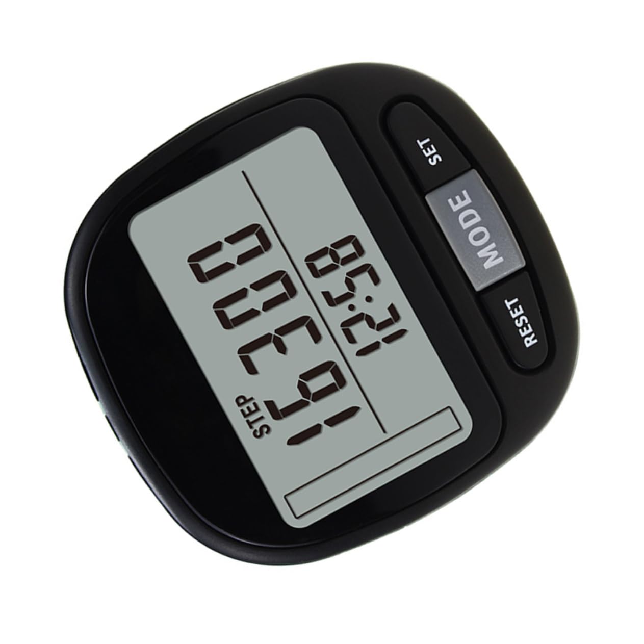 HANABASS Accurate Step Counter for Walking 3D Pedometer Burned Calorie Monitor Clip Pedometer for Seniors Portable Walking Counter