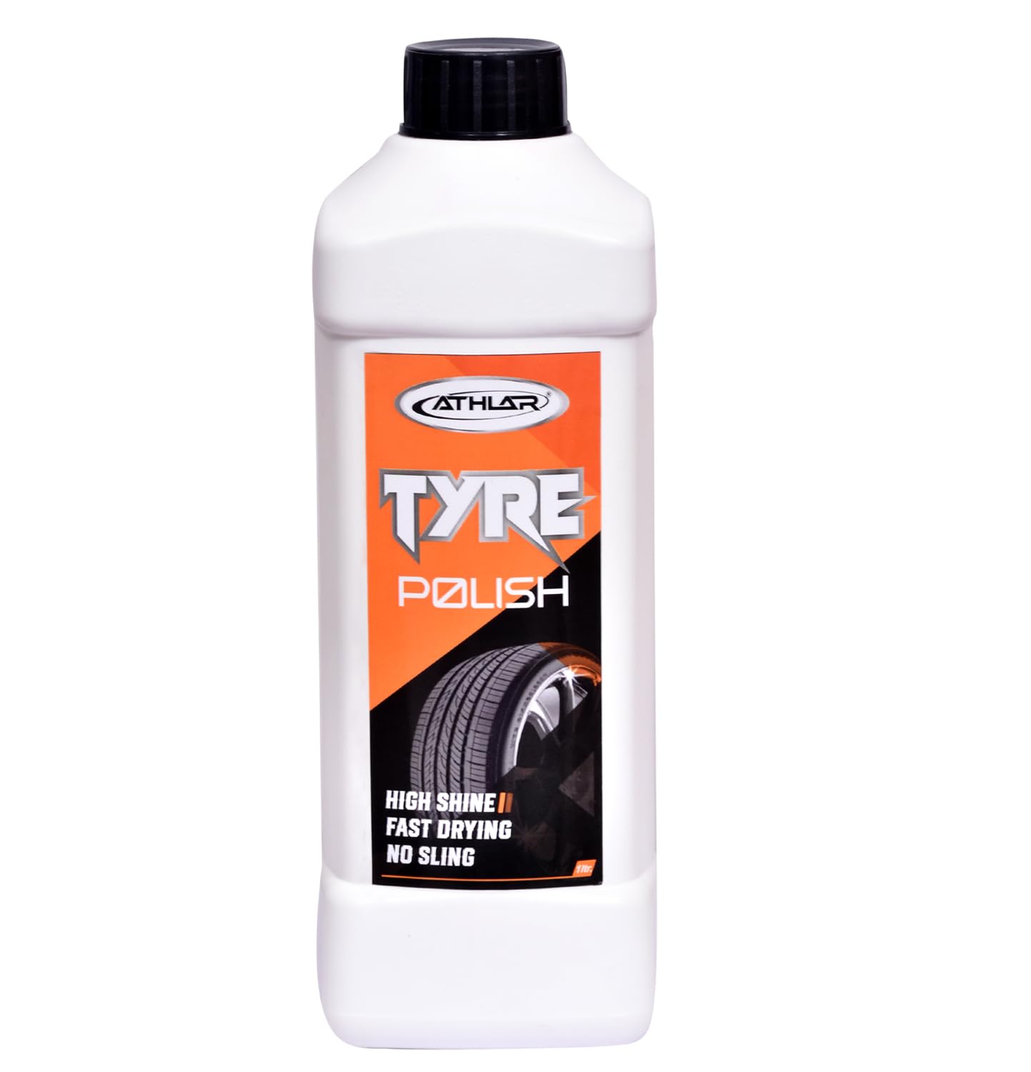 ATHLAR Bike & Car Tyre Polish - 1L Extreme Black Tyre Shine - Long Lasting & Dirt Repellant Formulation - Ultra Wet Black Shine, Non-Greasy Tyre Polish for Car (1L)-image-46