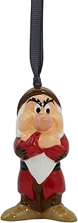 Half Moon Bay Grumpy Hanging Ornaments | Snow White Gifts & Disney Gifts For Women | Disney Homeware & Disney Home Decor | Christmas Baubles & Christmas Decorations | Snow White And The Seven Dwarfs