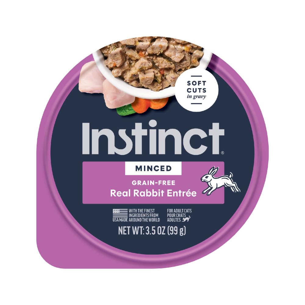 Instinct Original Minced Cups, Wet Cat Food, Rabbit