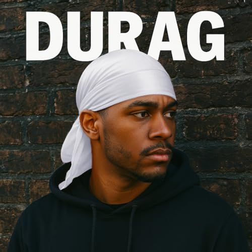 Image of Premium Durag Pack for Men, Silky Doo Rag Cap for 360 540 720 Waves
