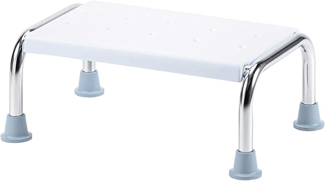 Amazon イーサプライ 浴槽台 浴槽内 ステップ 耐荷重1kg 浮かない 半身浴 高さ17cm 介護用品 ゴム足付き お風呂イス 白 Eex Supa10v イーサプライ 浴用ステップ