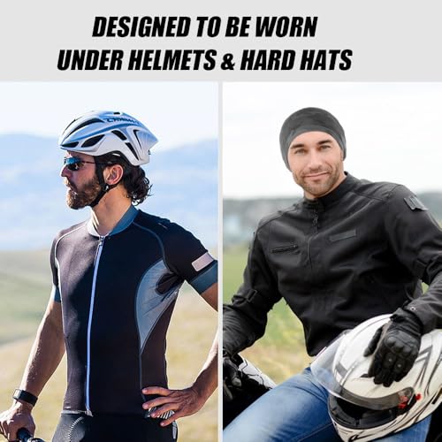 Image of WTACTFUL 1Pack / 2 Pack Cooling Skull Caps for Men Women - Lightweight Breathable 3D Mesh Running Caps for Cycling & Summer