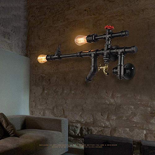 LHTCZZB Retro Machine Era Wrought Iron Metal Gun Wall Lamp Retro Nostalgic Bar Restaurant Island Wall Hanging Lighting Fixtures Imitation Gun Design Wall Lamp Industrial Steampunk Water Pipe Wall Lamp steampunk buy now online LHTCZZB Retro Machine Era Wrought Iron Metal Gun Wall Lamp Retro Nostalgic Bar Restaurant Island Wall Hanging Lighting Fixtures Imitation Gun Design Wall Lamp Industrial Steampunk Water Pipe Wall Lamp steampunk buy now online