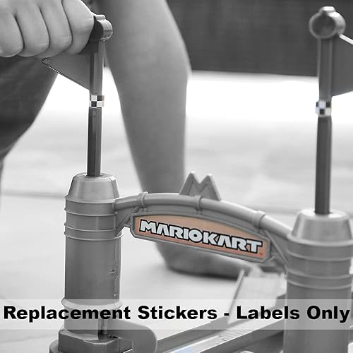 Miniatura 2 de Piezas de repuesto para Hot Wheels Mario Kart Circuit Track Juego de Vehículos Fundidos a Presión – GCP27 ~ Etiquetas de repuesto / Pegatinas