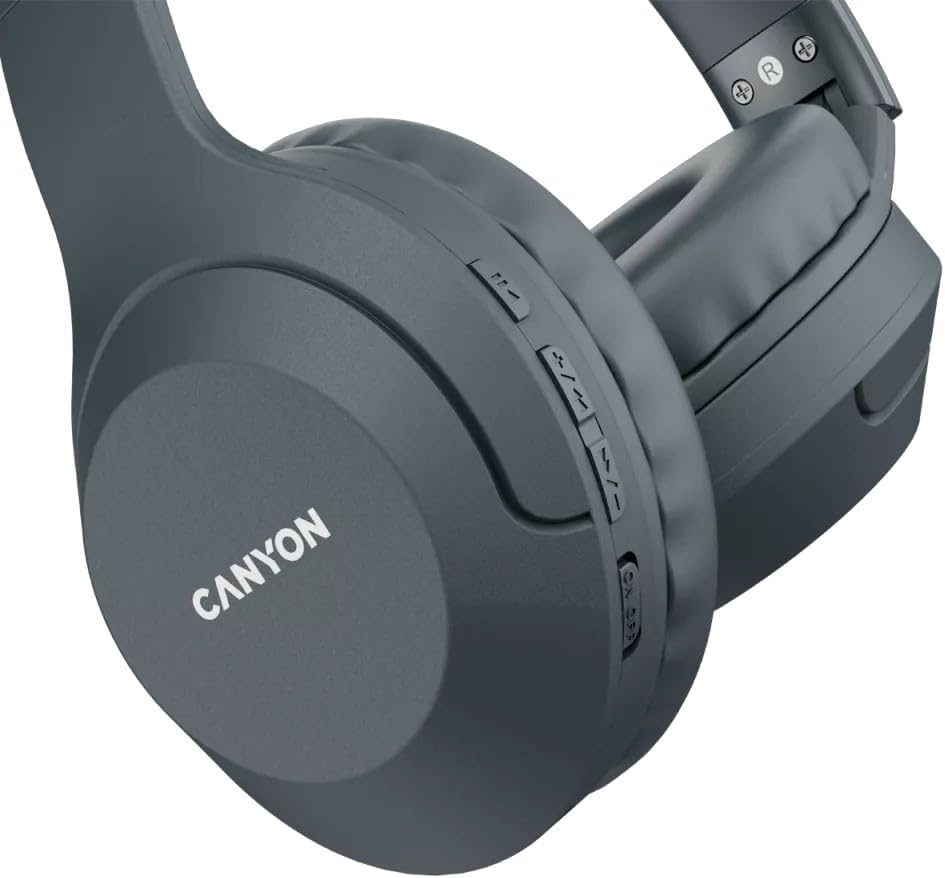 Close-up of Canyon BTHS-3 headset controls