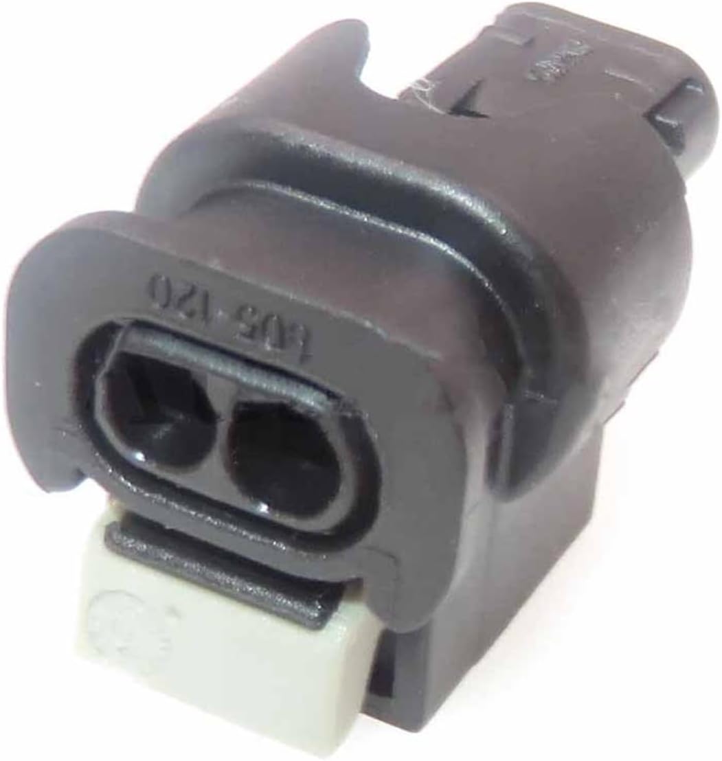 5 Set 2 Hole Car Cigarette Lighter Plastic Housing Plug, Auto Replacement Socket, A0225451926 805-120-521 7615487-03(White)