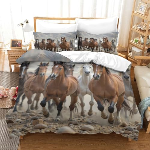 Housse de Couette Imprimé 3D Chat Sauvage en Microfibre Premium Douce Haute Densité