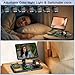 30W Wireless Charger for Samsung/Android Mag-Safe Charging Station with Clock/Light for Samsung S25/S24/S23 Ultra/Buds,for iPad/Tablet Foldable Stand, Watch Charger Only for Galaxy Watch 8/7/6/5,Black