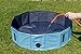 Trixie Hundepool 70 × 12 cm in blau/grau- faltbares Hundeplanschbecken mit rutschfestem Boden & robuster Wandkonstruktion ohne Aufpumpen -39480