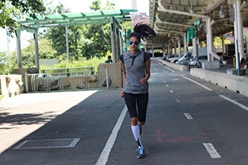 Mojo Recovery & Performance Sports Compression Socks - White Large #TOP4