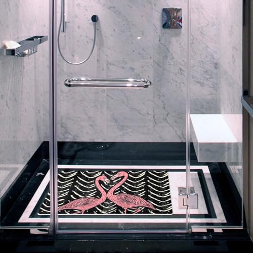 Tapis de baignoire antidérapant anti-glisse à trous de drainage