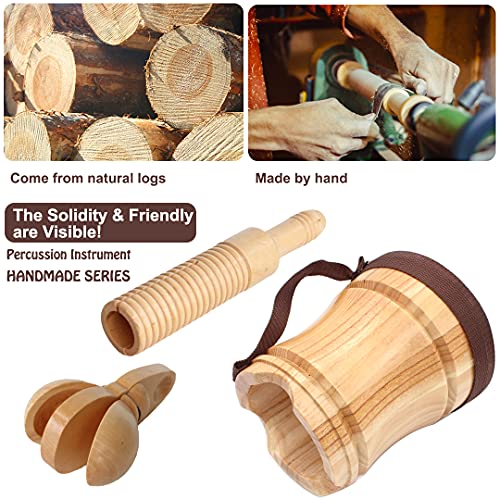 Wooden Musical Instruments Set,Kids Percussion Bongo Drum,Educational Music Toy Set Gift For Toddler,Musical Toys Set For Boys And Girls With Storage Bag #TOP3