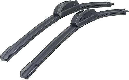 Triumilynn Limpiaparabrisas delantero de 18 pulgadas + 18 pulgadas para gancho JU de 18 pulgadas (paquete de 2)