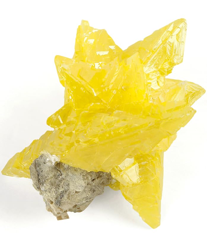 Citrine et pyrite en cluster d'exception de 770g - 6