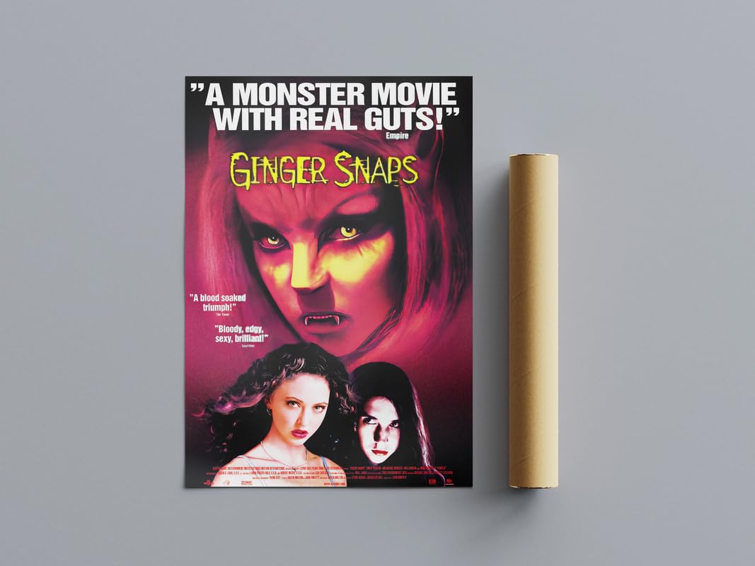 Pixie Posters Multi Colour All Tme Great Horror Movie Posters Ginger Snaps Wall Art (A3 Size 29.7Cmx42cm)