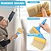 Wallpaper Smoothing Tools, Wallpape-r Tool Kit with Felt Squeegee Seam Roller Wallpape-r Brush Measure Tape for Wallpapers,Contact Paper,Window Tint,Vinyl Backsplash Tile(COLOR:1)