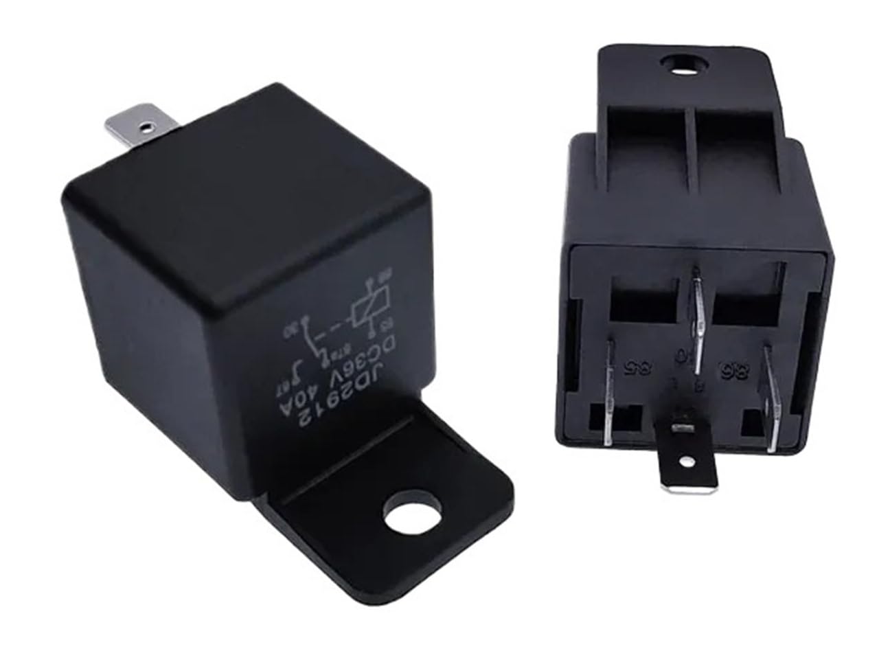 Relais automobile 40A résoud les pannes de tension 72V avec le boîtier JD2912 à 5 broches