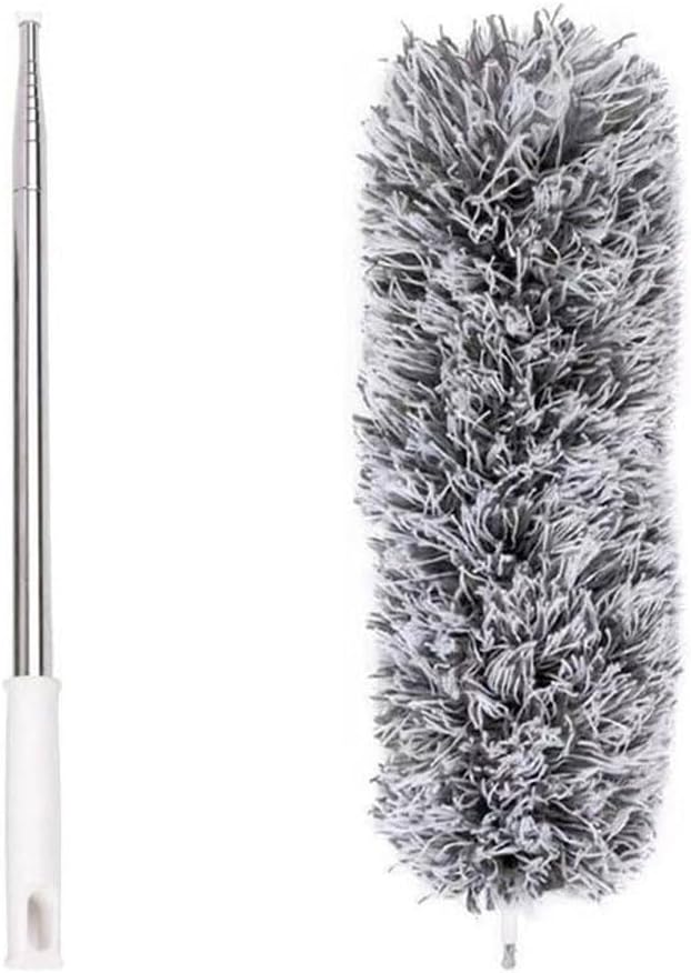 Retractable Washable Curved Microfiber Duster， Retractable duster